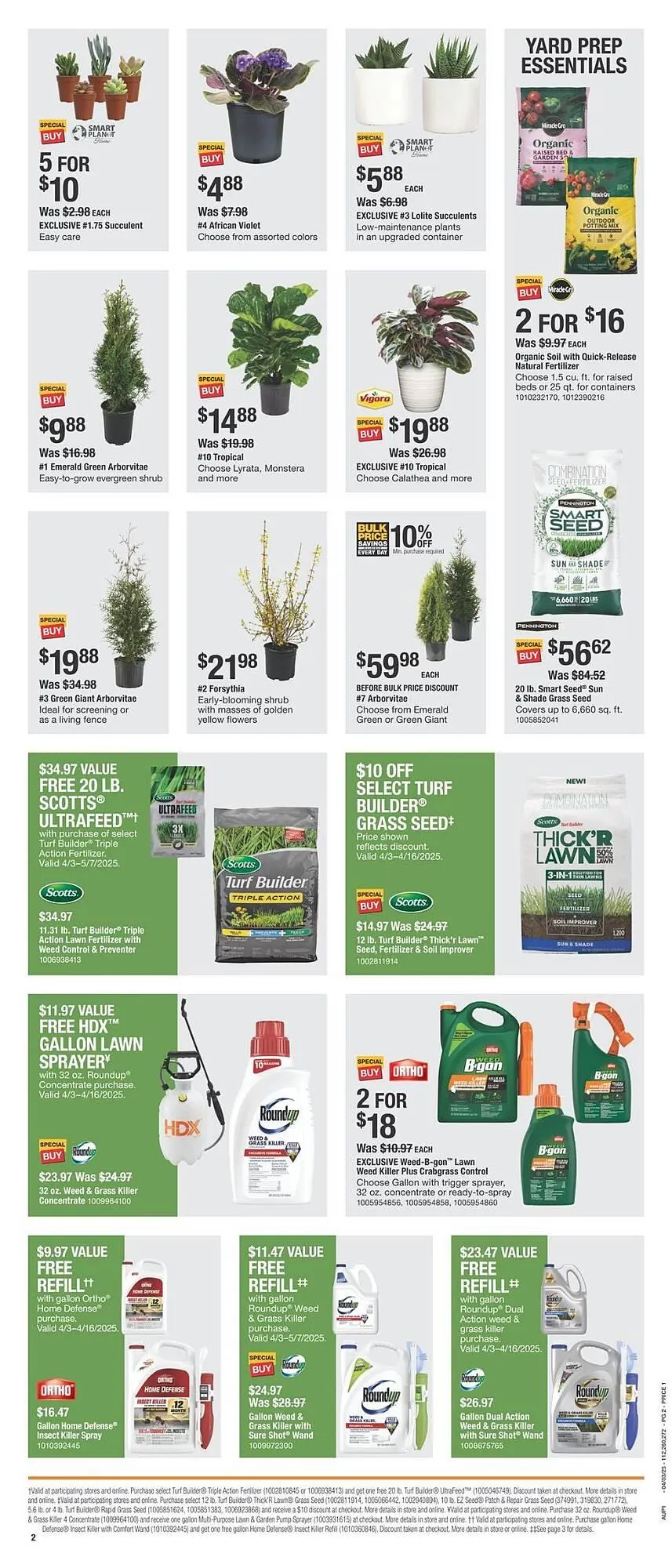 Weekly ad The Home Depot Weekly Ad from March 31 to April 7 2025 - Page 2