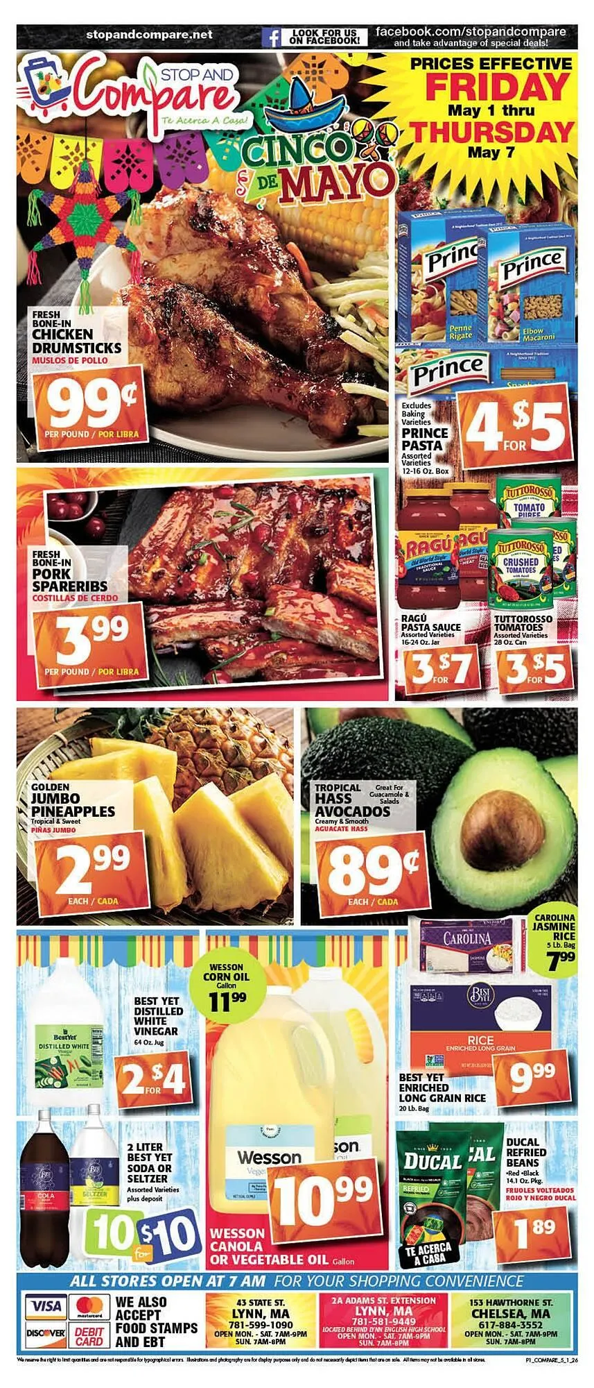 Weekly ad Stop and Compare Markets weekly ad from May 1 to May 7 2026 - Page 1