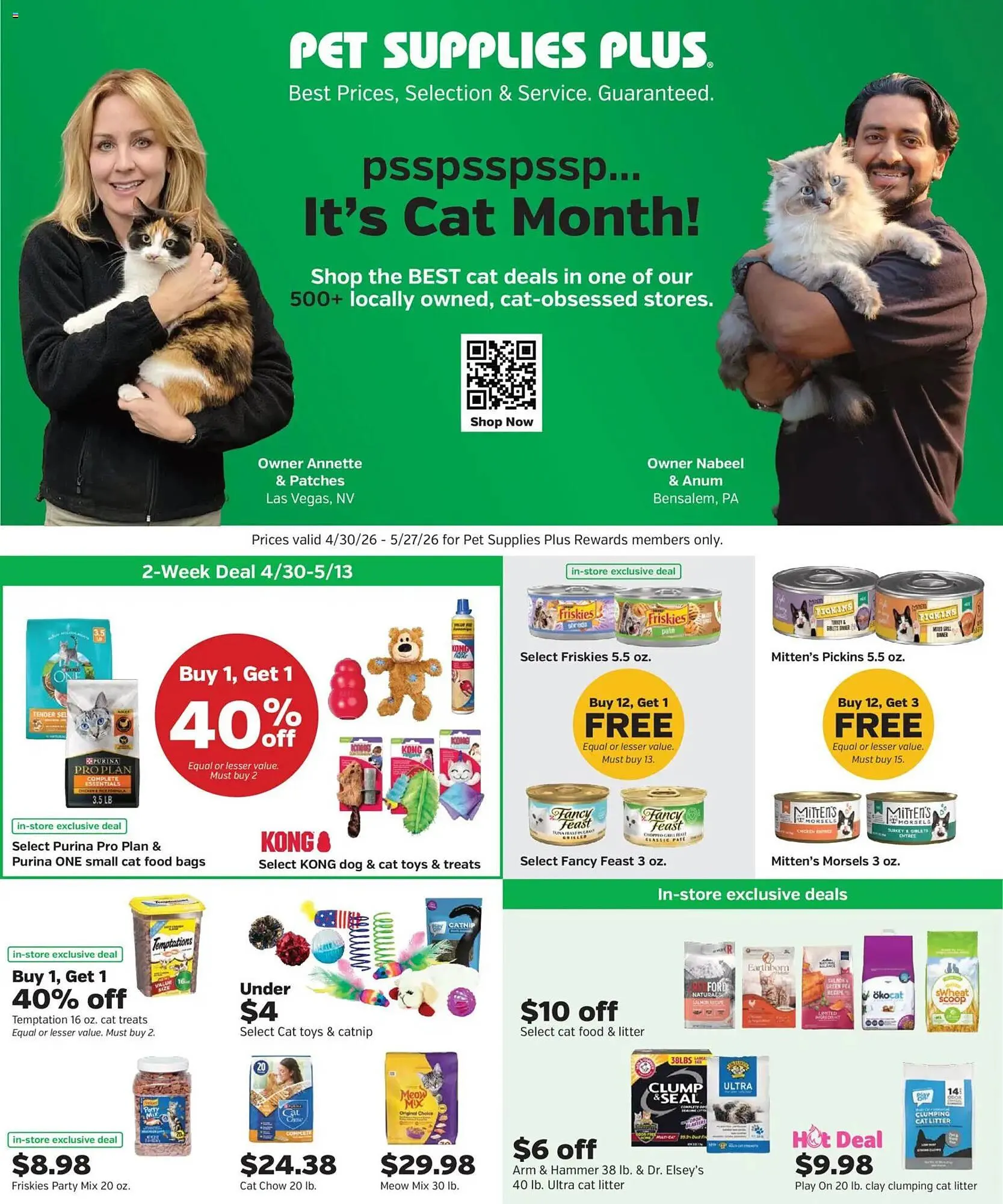 Weekly promotion Pet Supplies Plus flyer spanning from April 30 to May 6 2026 - Page 2 for Catalogue 365