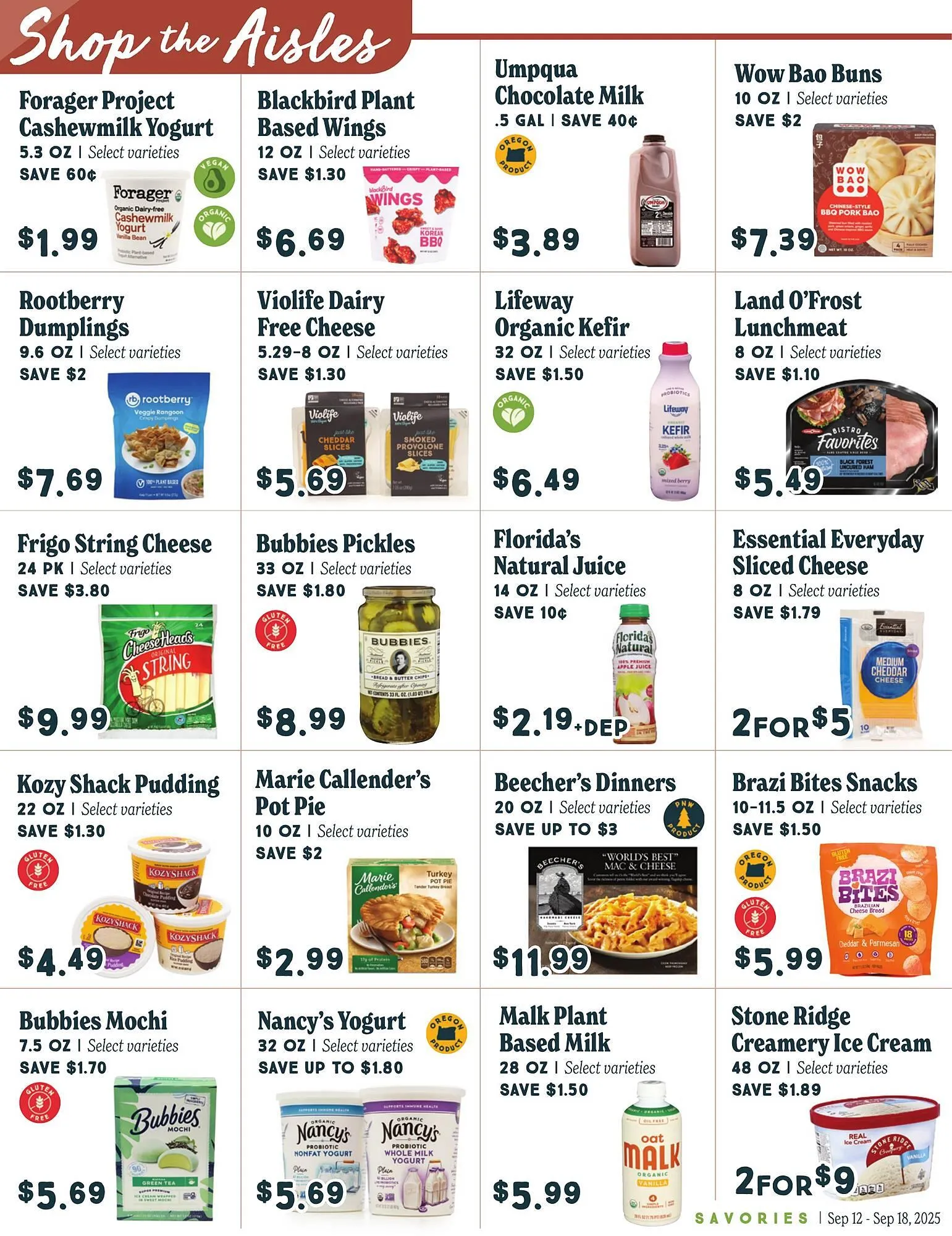 Weekly promotion Market of Choice weekly ad spanning from September 12 to September 18 2025 - Page 7 for Catalogue 365