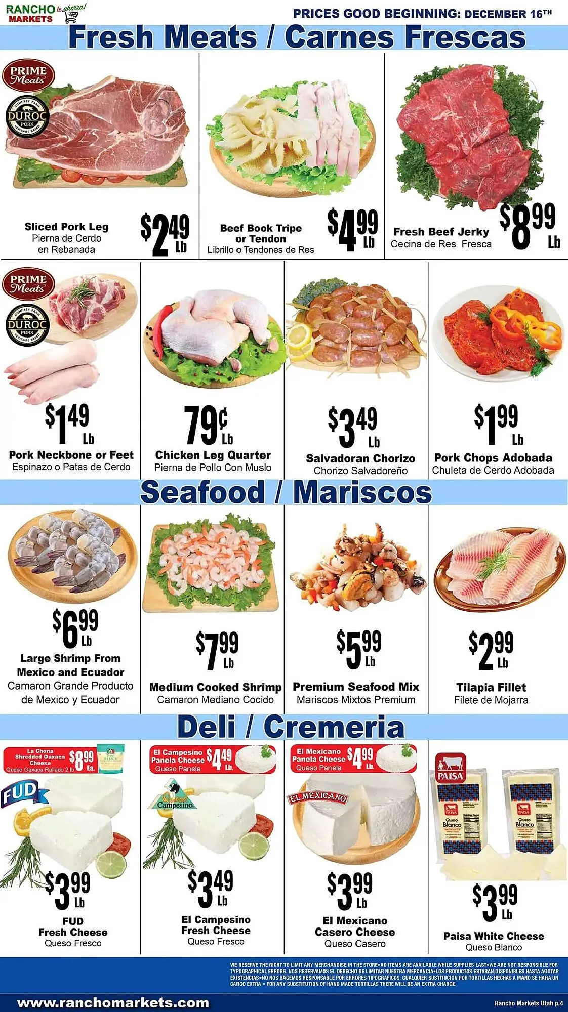 Weekly ad Rancho Markets weekly ad from December 16 to December 23 2025 - Page 4