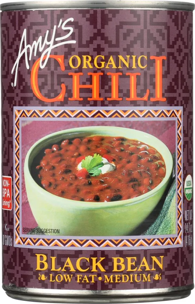 Organic Black Bean Chili Medium