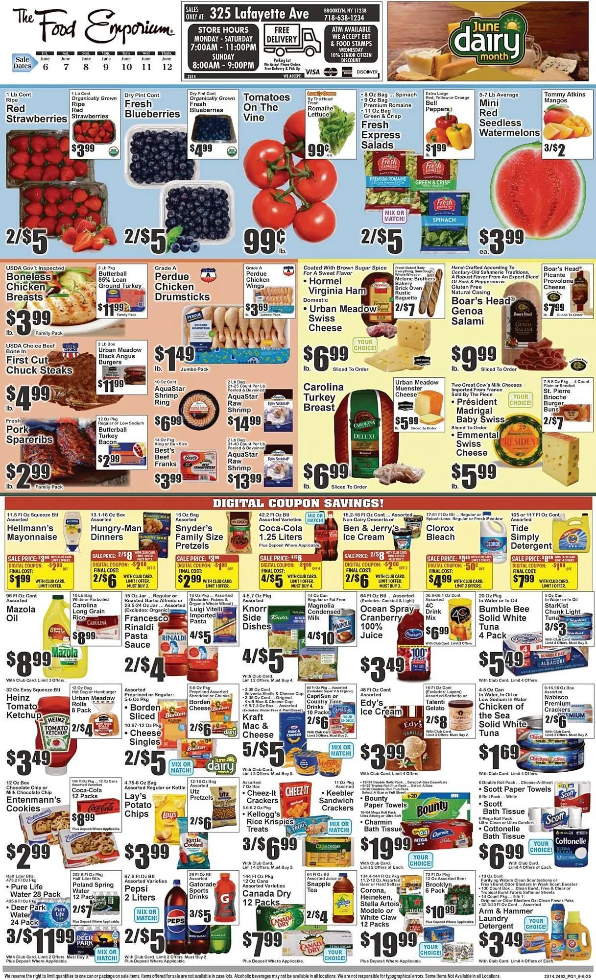 Weekly ad The Food Emporium Weekly Ad from June 6 to June 12 2025 - Page 1