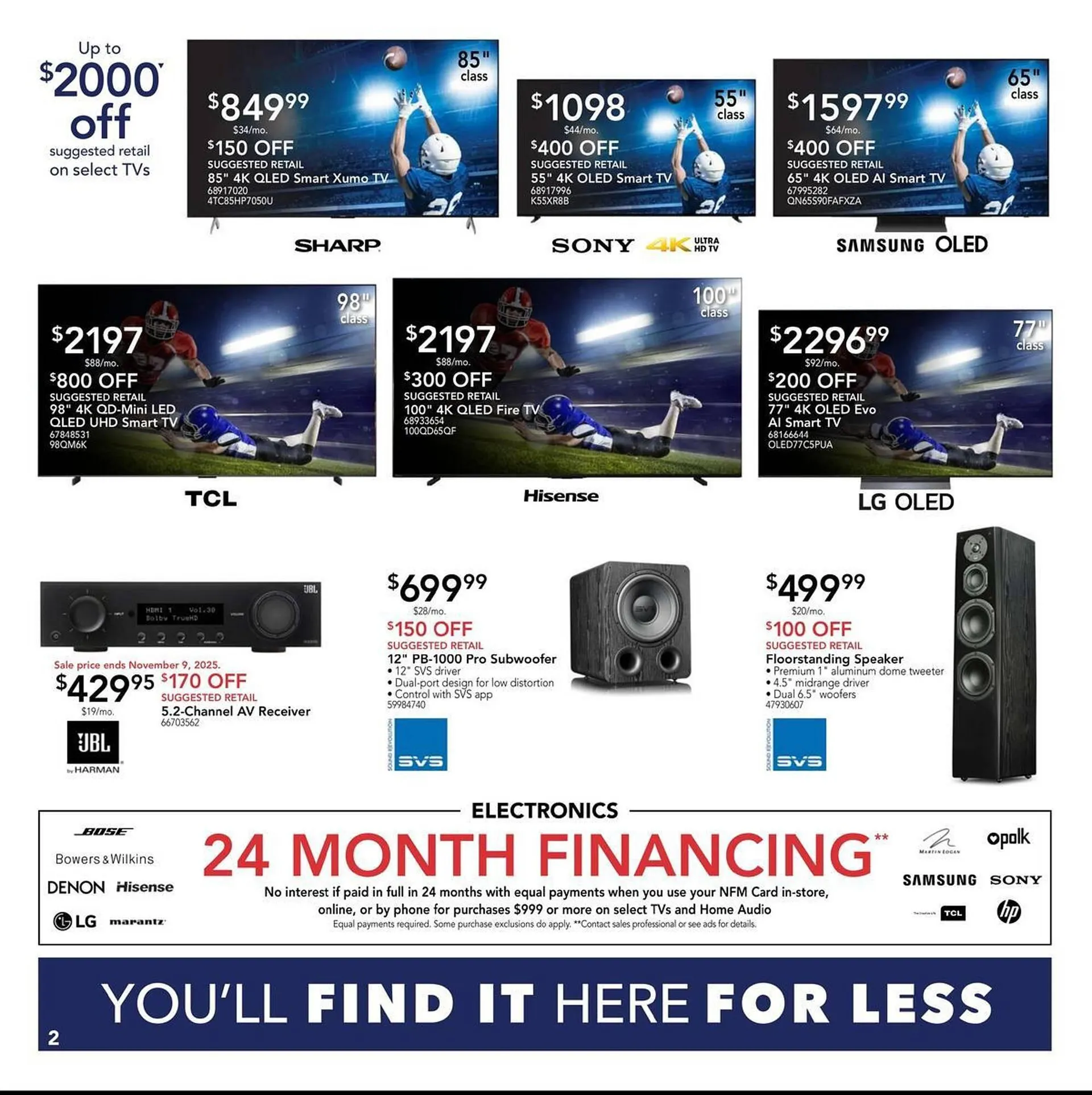 Weekly ad Nebraska Furniture Mart weekly ad from November 5 to November 11 2025 - Page 2