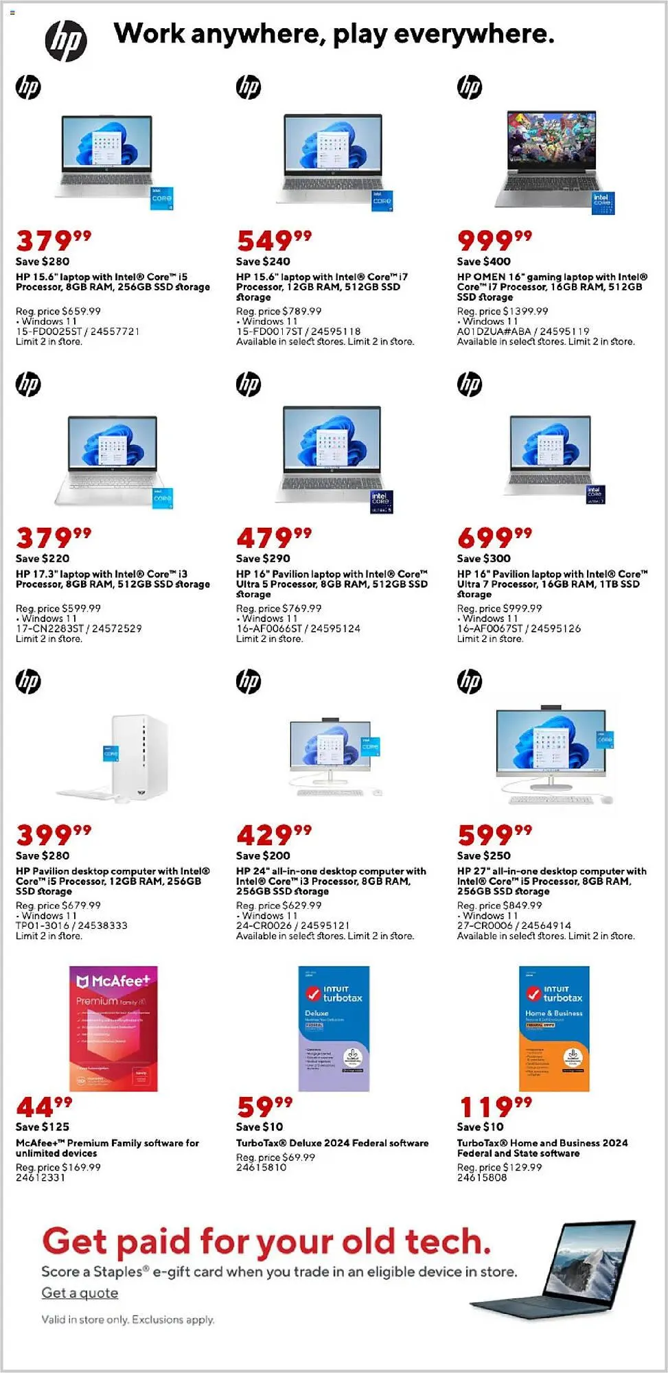 Weekly ad Staples Weekly Ad from April 6 to April 12 2025 - Page 7