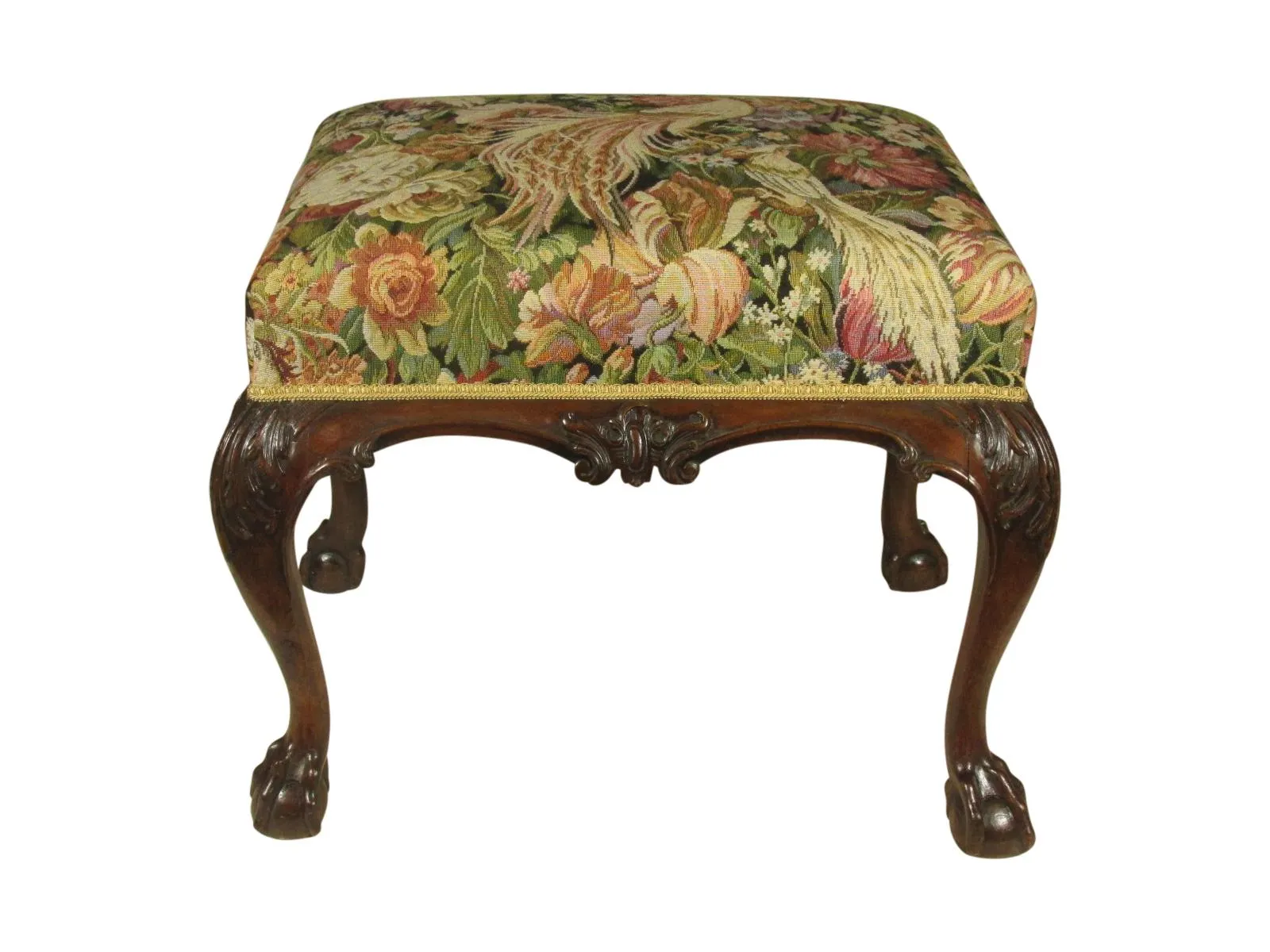 19th-C. Georgian Style Bench