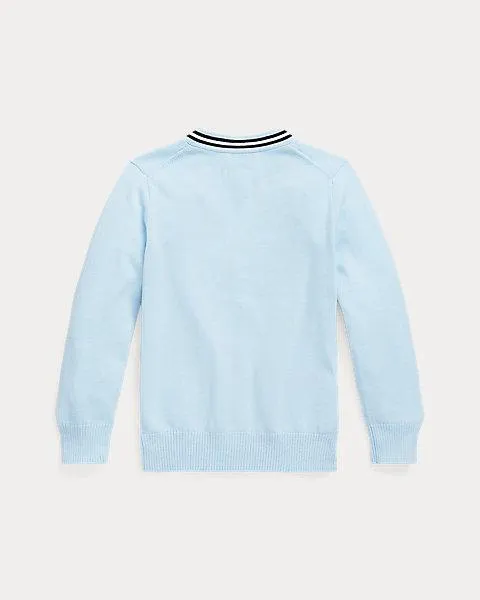 Cotton V-Neck Cardigan