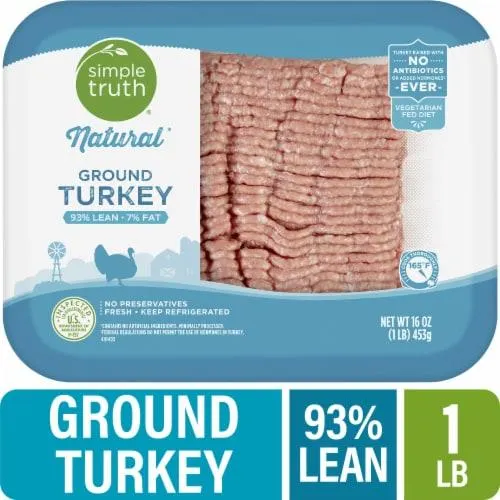 Simple Truth™ Natural 93% Lean 7% Fat Ground Turkey