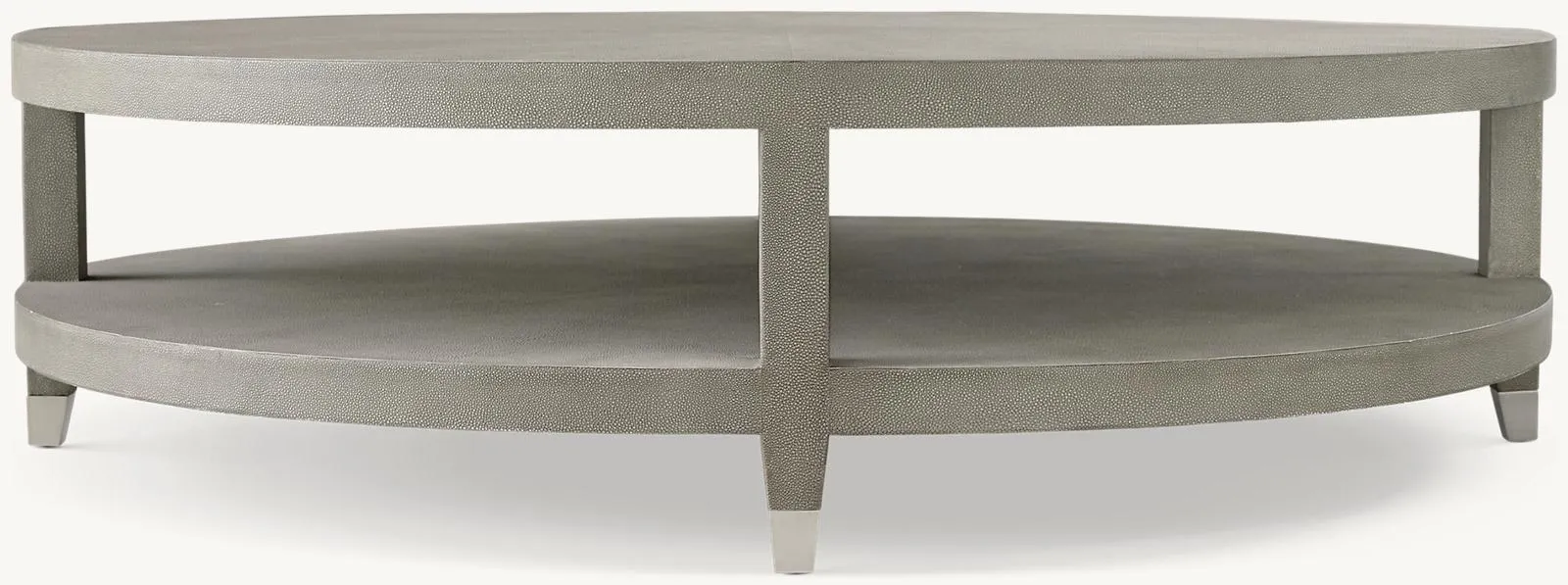 Graydon Shagreen Round Coffee Table