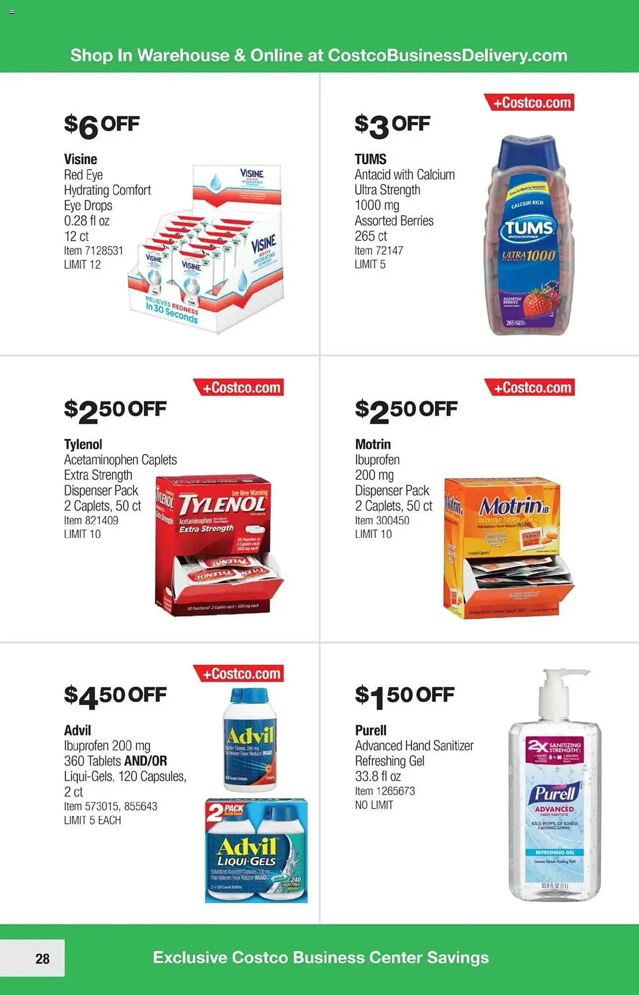 Catálogo de Costco Weekly Ad 9 de abril al 4 de mayo 2025 - Página 28