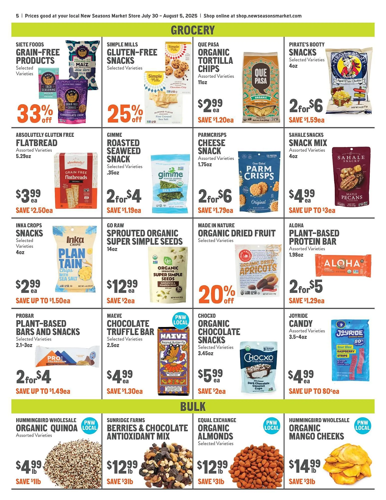 Weekly ad New Seasons Market ad from July 30 to August 5 2025 - Page 5