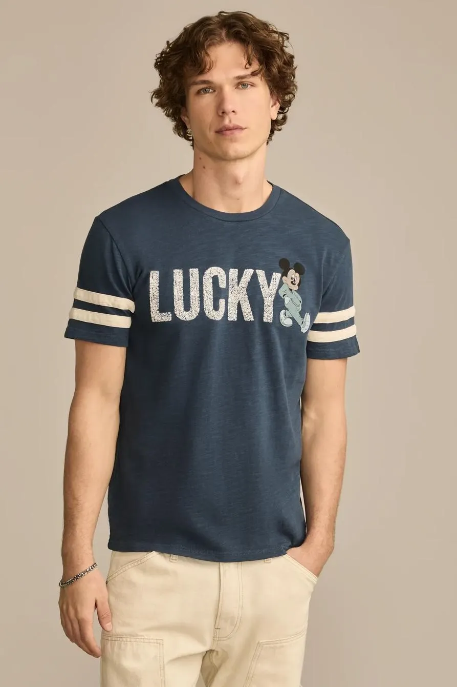 mickey & friends football tee