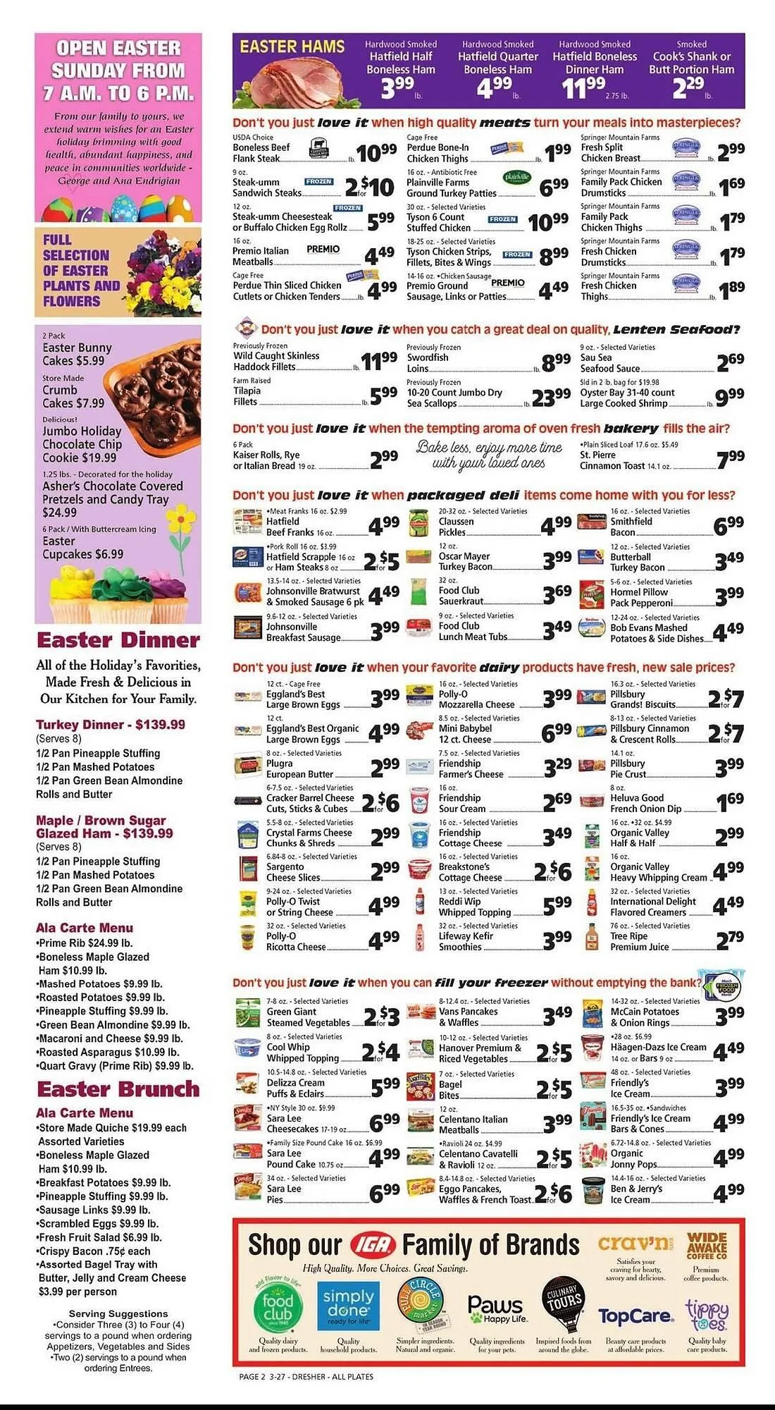 Weekly promotion George's Market weekly ad spanning from March 27 to April 2 2026 - Page 2 for Catalogue 365