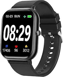 Smart Watch for Men Women SmartWatch 1.83" for iPhone Samsung Android Phone Compatible, Fitness Tracker Watch with Pedometer, Heart Rate/Sleep Monitor, Blood Oxygen, IP68 Waterproof