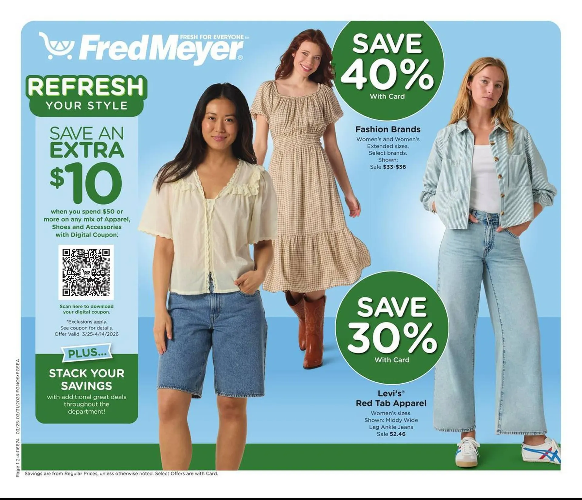 Weekly ad Fred Meyer weekly ad from March 25 to March 31 2026 - Page 1