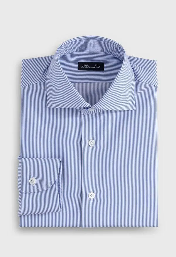 Poplin Stripe Dress Shirt
