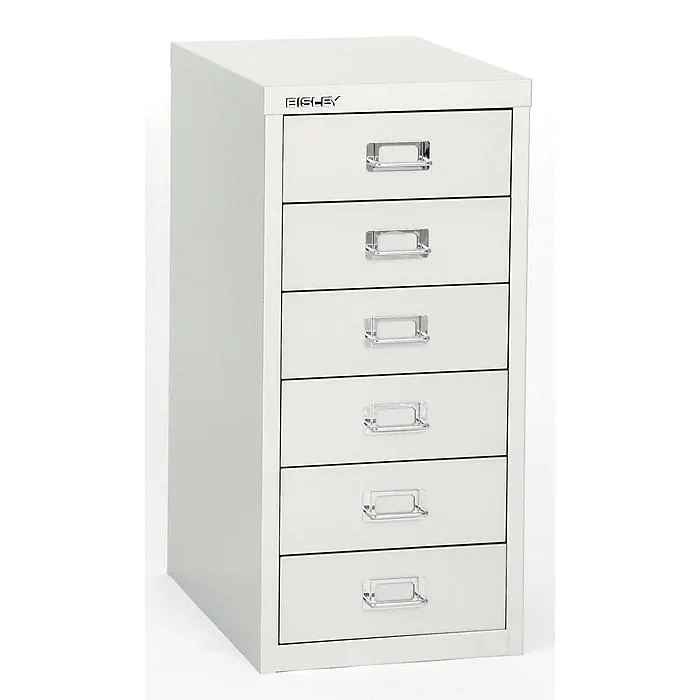 Bisley® 6 Drawer Steel Desktop Multidrawer Cabinet,