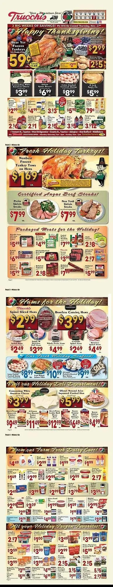 Weekly ad Trucchis weekly ad from November 16 to November 29 2025 - Page 1