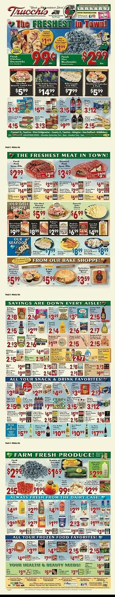 Weekly ad Trucchis Weekly Ad from May 11 to May 17 2025 - Page 1
