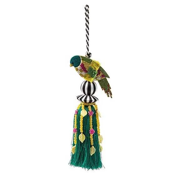 Parakeet Beaded Tassel