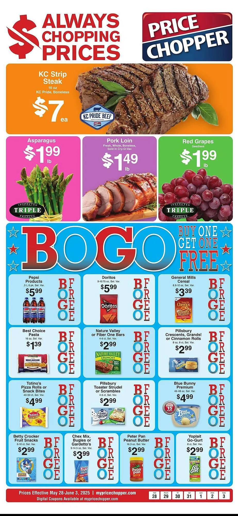 Weekly ad Price Chopper Weekly Ad from May 28 to June 3 2025 - Page 1