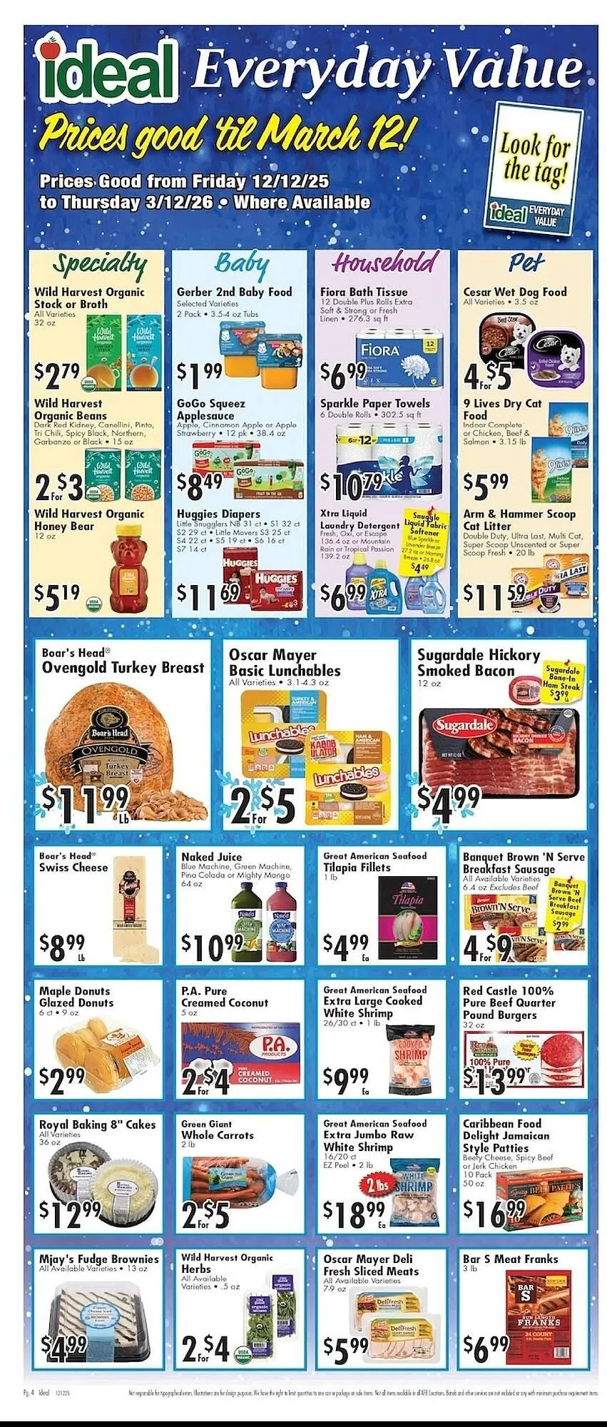 Weekly ad Ideal Food Basket circular from December 12 to December 18 2025 - Page 4