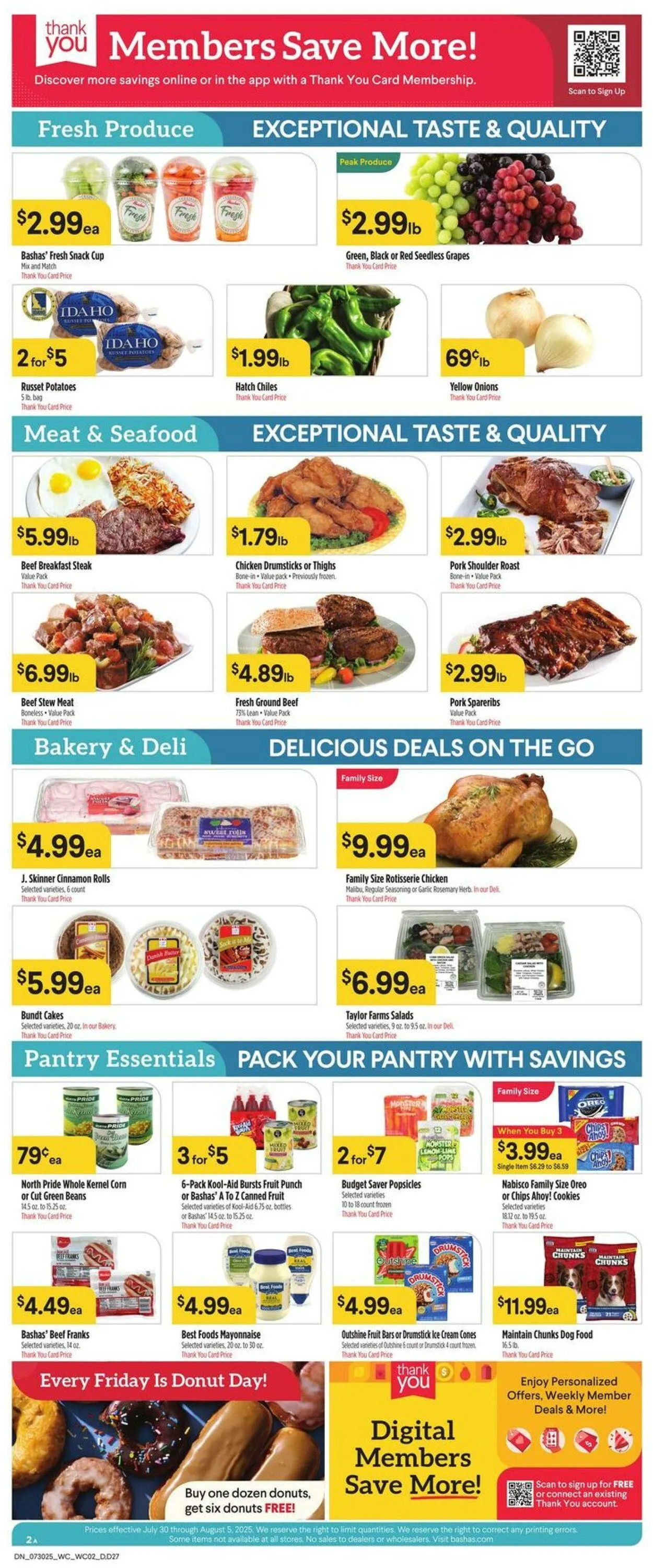 Weekly ad Bashas Current weekly ad from July 30 to August 5 2025 - Page 2