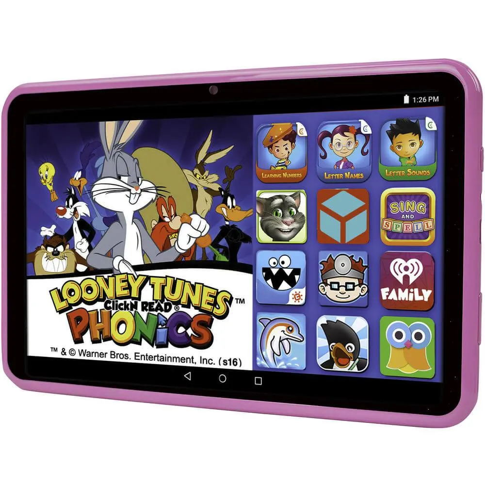 HighQ Learning Tab 7 inch 16GB Kids Tablet - Pink - OPEN BOX