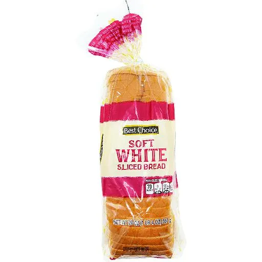 Best Choice Round Top White Bread 20 oz