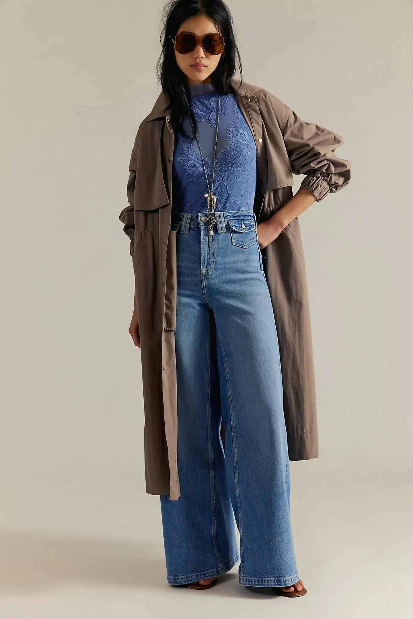 We The Free Kellee High-Rise Palazzo Jeans