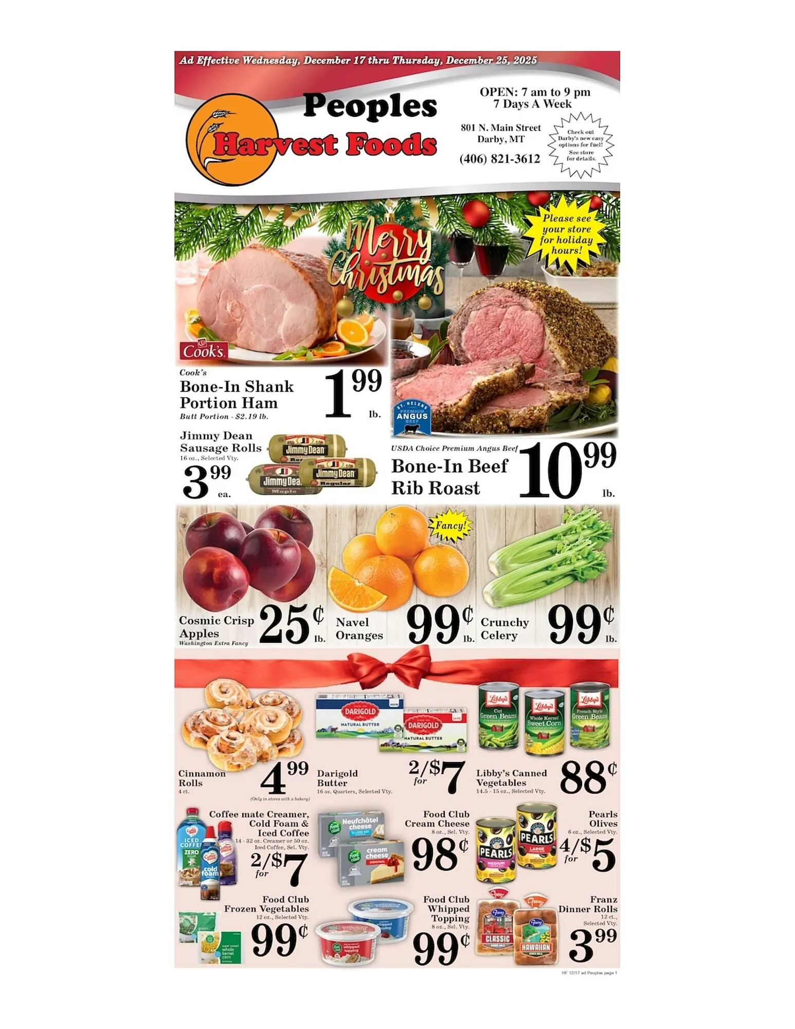 Weekly ad Harvest Foods weekly ad from December 17 to December 23 2025 - Page 1