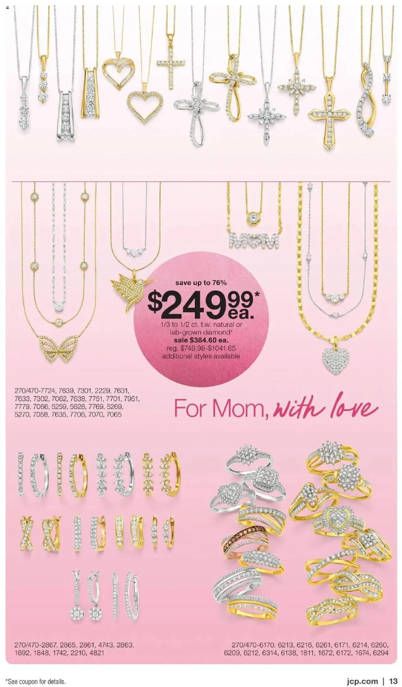 Weekly ad JCPenney Mother’s Day Jewelry Sale from April 10 to May 14 2025 - Page 12