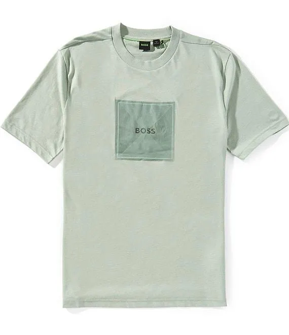 BOSS Logo Rib Short Sleeve T-Shirt