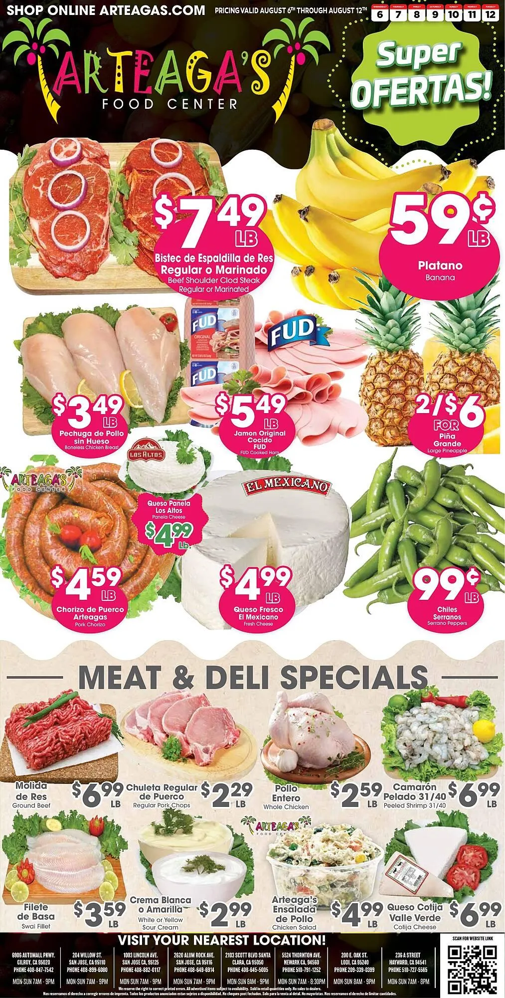 Arteagas Food Center Weekly Ad - 1