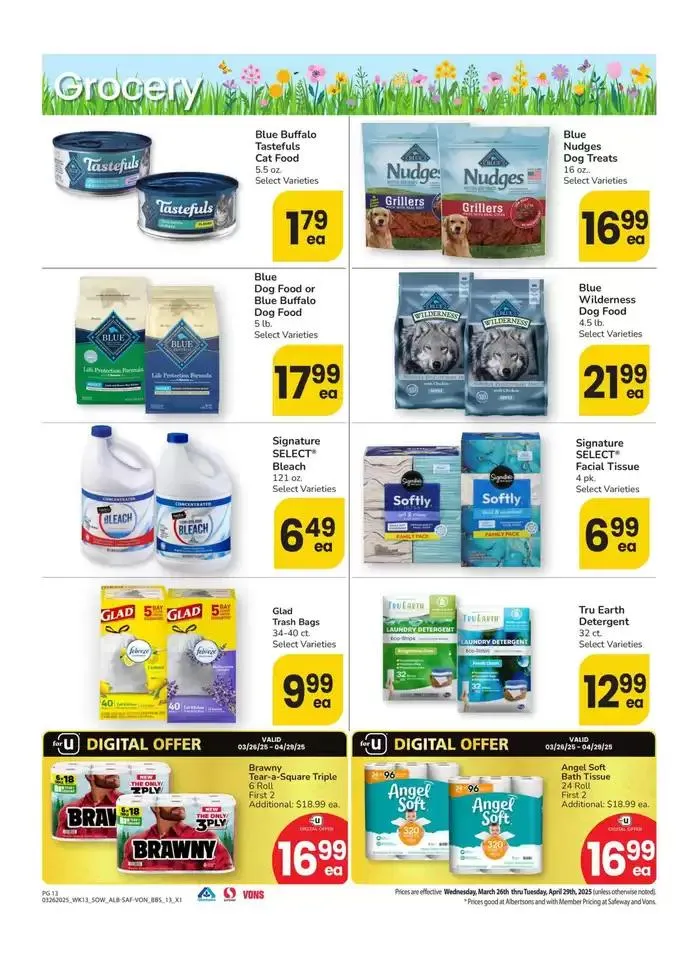Weekly ad Albertsons - Southwest - BBS from March 26 to April 29 2025 - Page 13