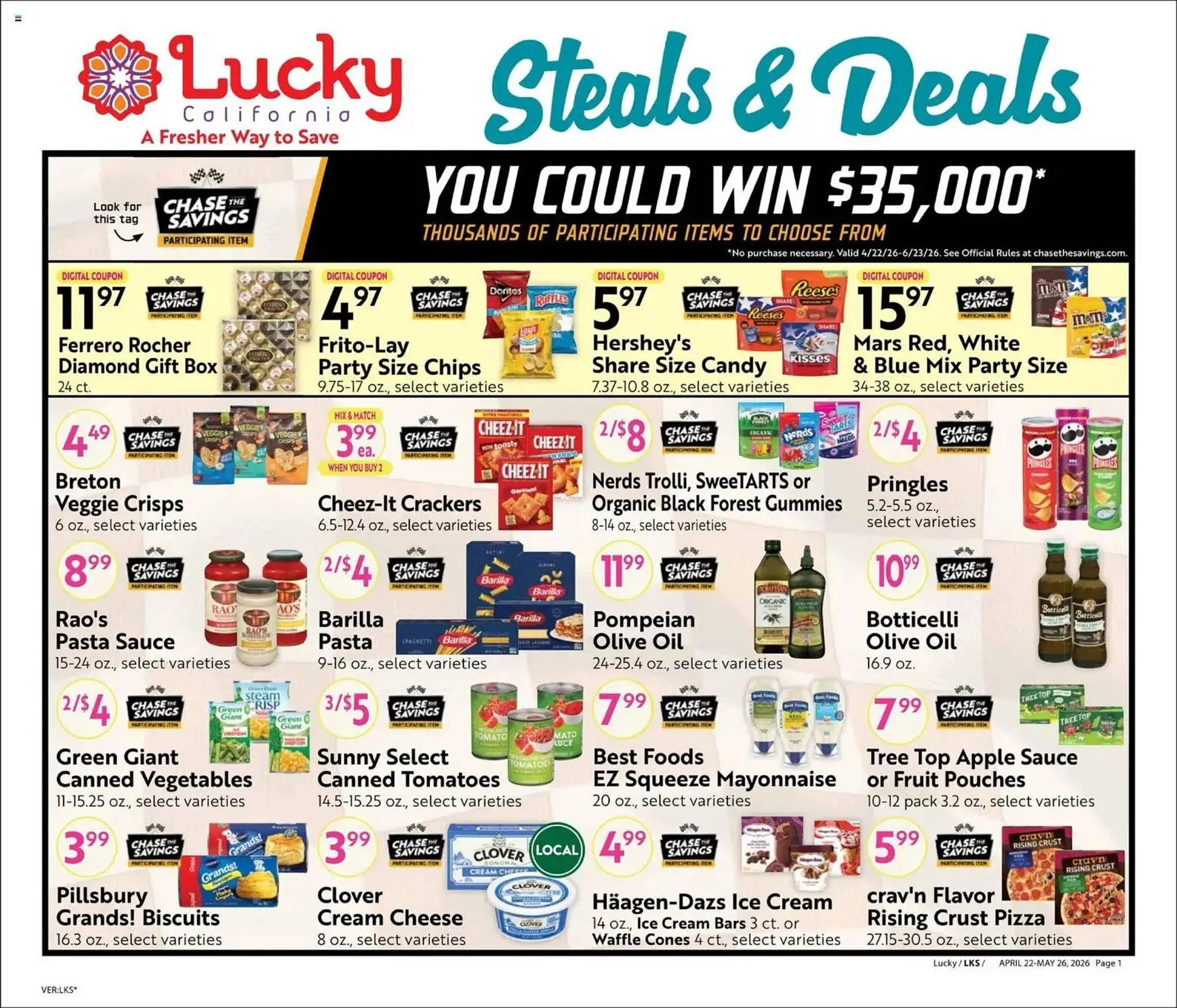 Weekly ad Lucky Supermarkets weekly ad from April 22 to May 27 2026 - Page 1