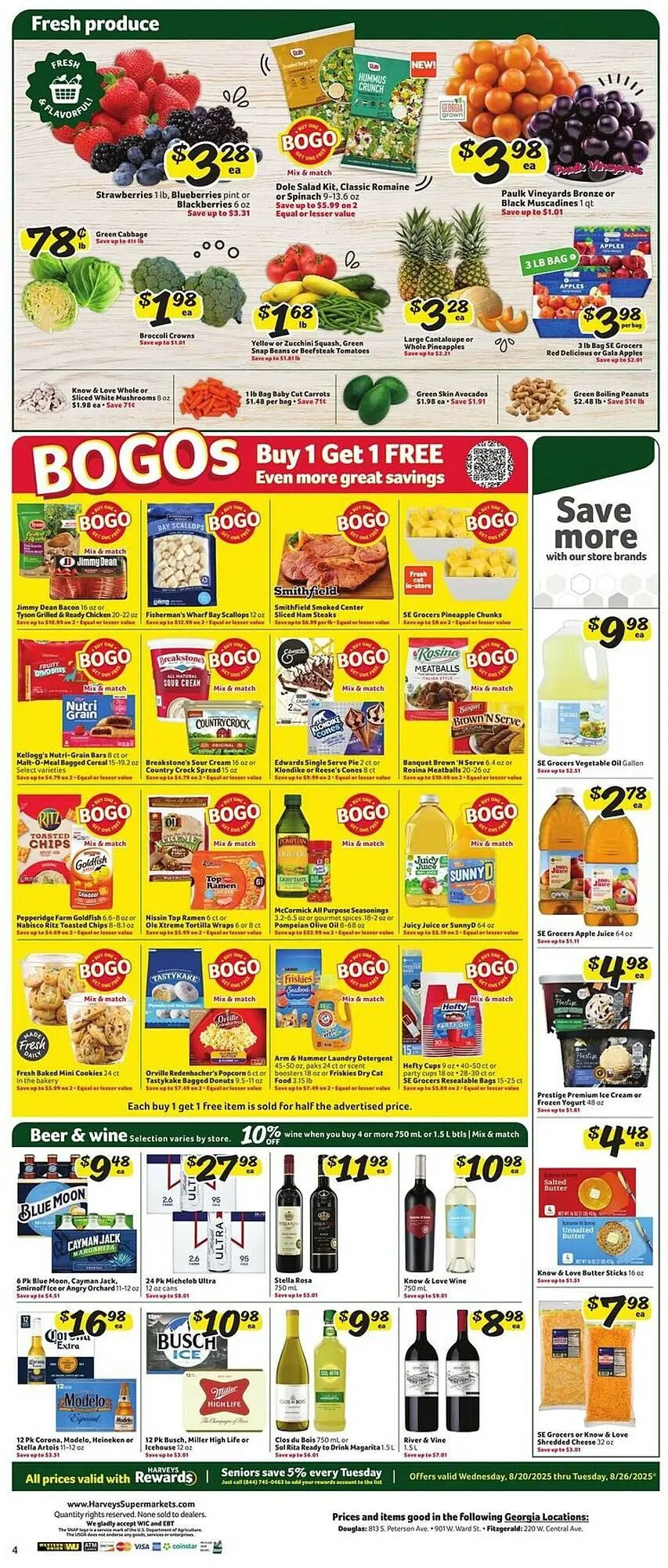 Weekly ad Harveys Supermarkets Weekly Ad from August 20 to August 26 2025 - Page 8