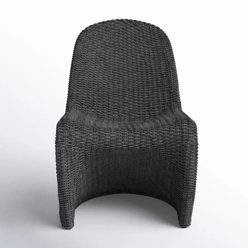 Daughtery Wicker Outdoor Dining Side Chair