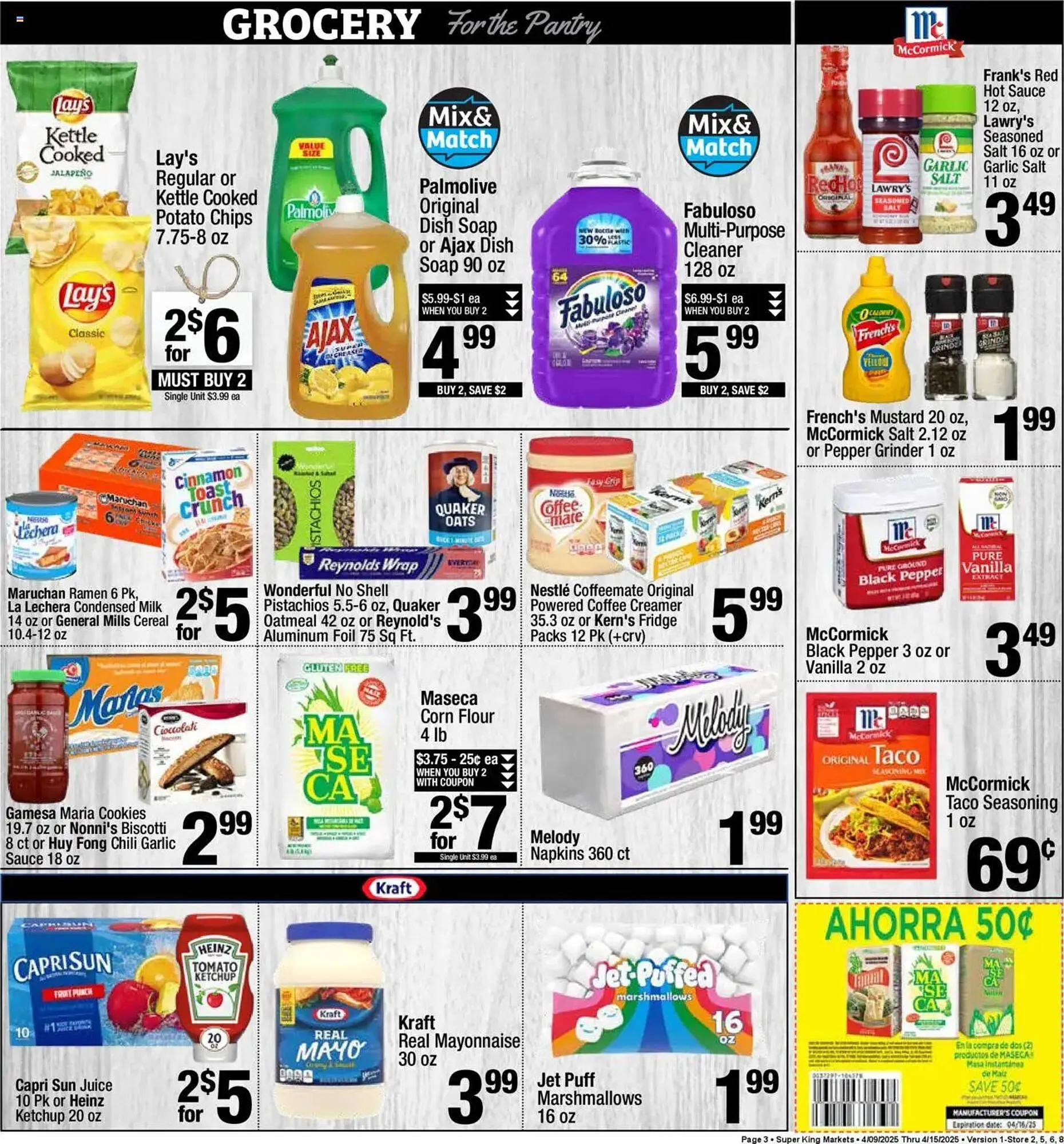 Weekly ad Super King Markets Weekly Ad from April 9 to April 15 2025 - Page 3