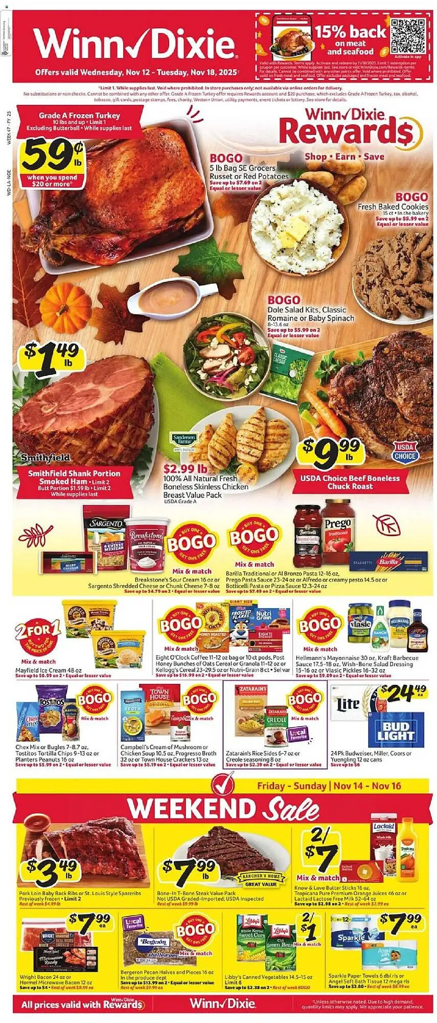 Weekly ad Winn Dixie weekly ad from November 12 to November 18 2025 - Page 1