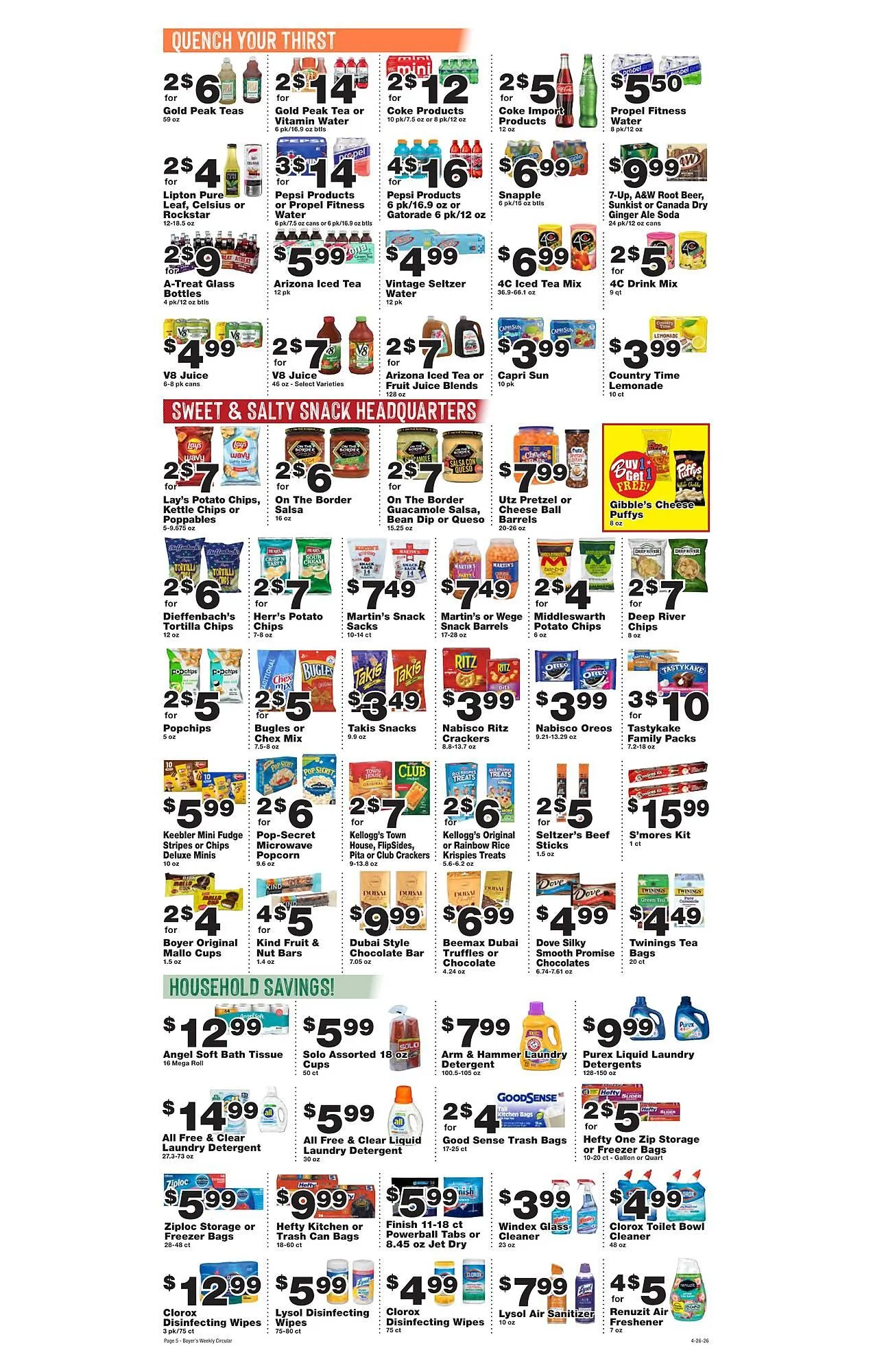 Weekly ad Boyer's Food Markets weekly ad from April 26 to May 2 2026 - Page 5