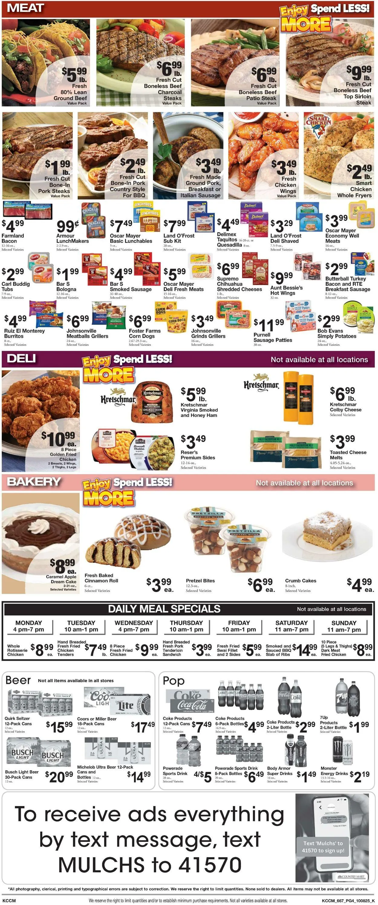 Weekly ad Country Mart from October 7 to October 13 2025 - Page 4