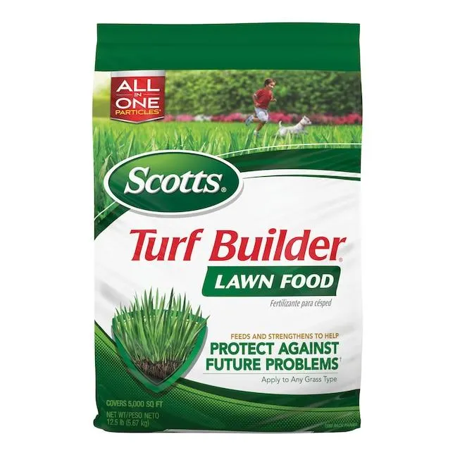 Scotts Turf Builder Lawn Food 12.5-lb 5000-sq ft 32-0-4 All Purpose Lawn Fertilizer