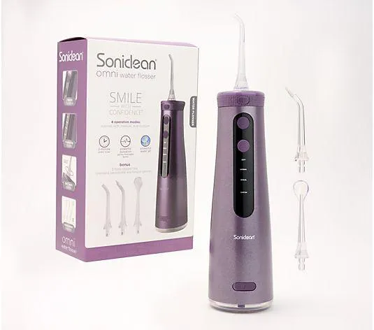 Soniclean Omni Rechargeable Water Flosser w/ 3 Tips