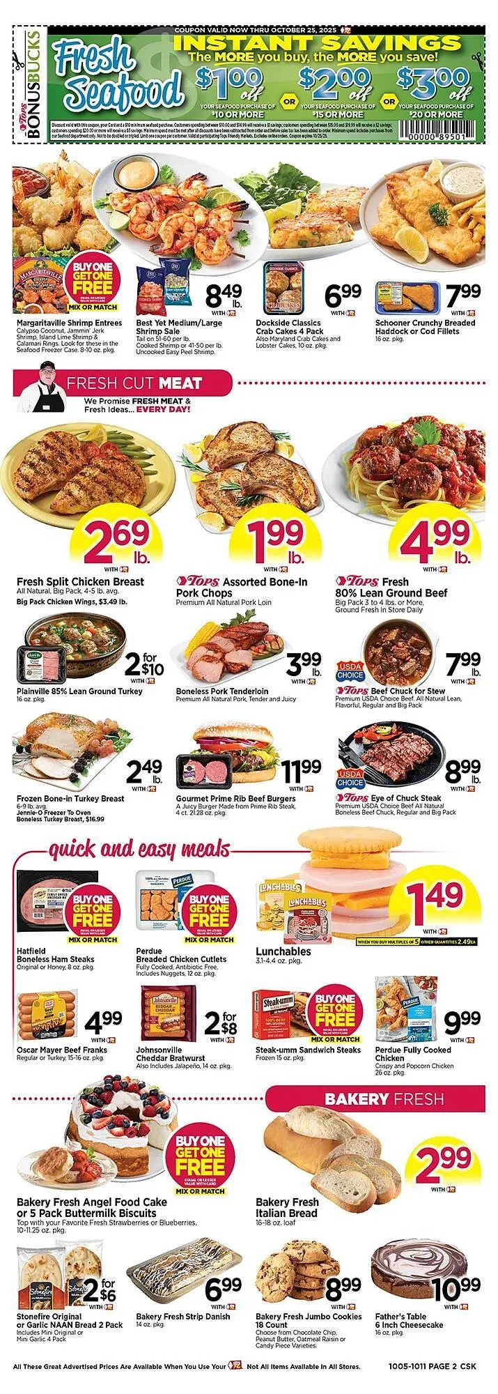 Weekly ad Tops weekly ad from October 5 to October 11 2025 - Page 2