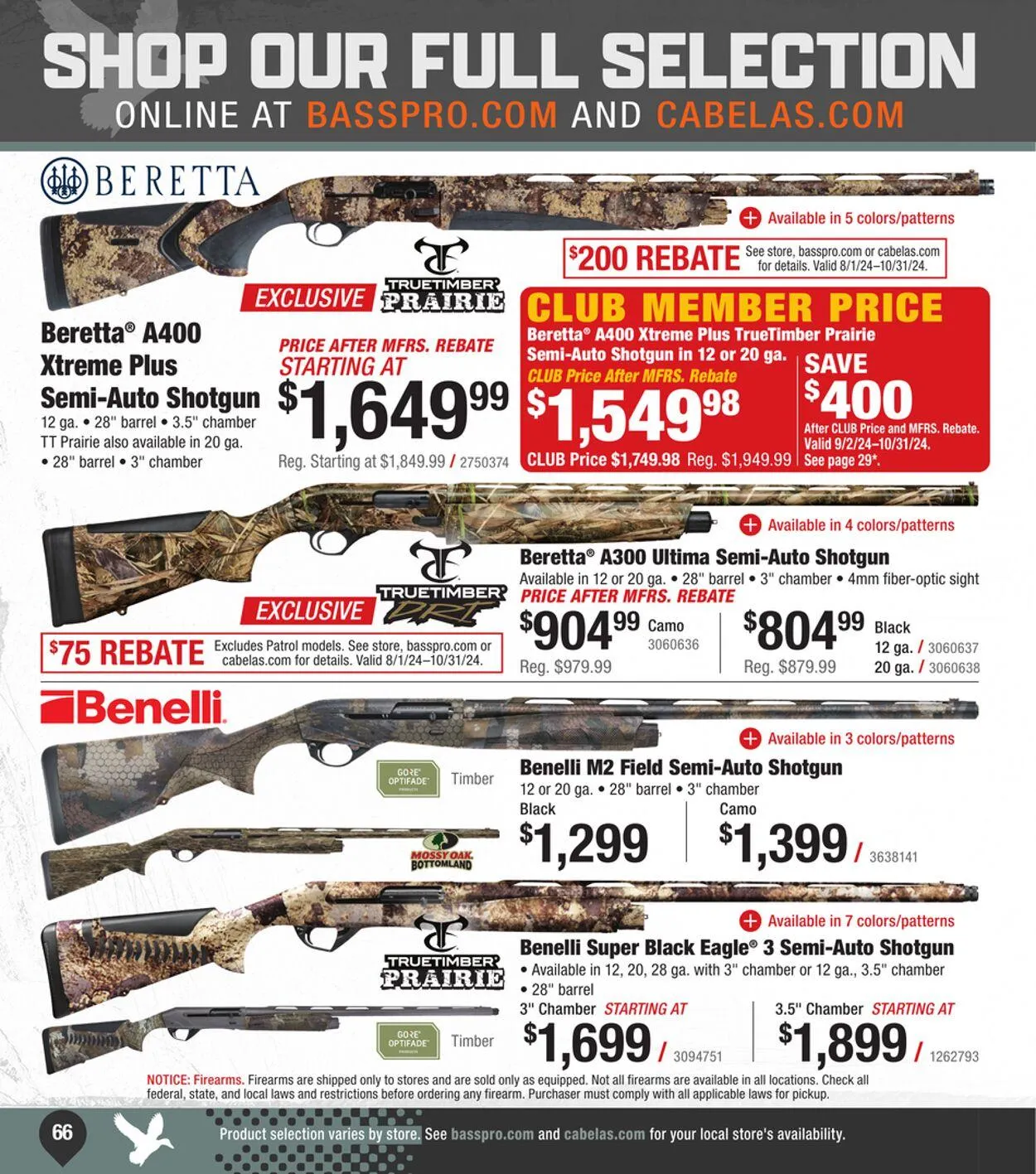 Weekly ad Bass Pro Current weekly ad from September 11 to September 25 2024 - Page 66