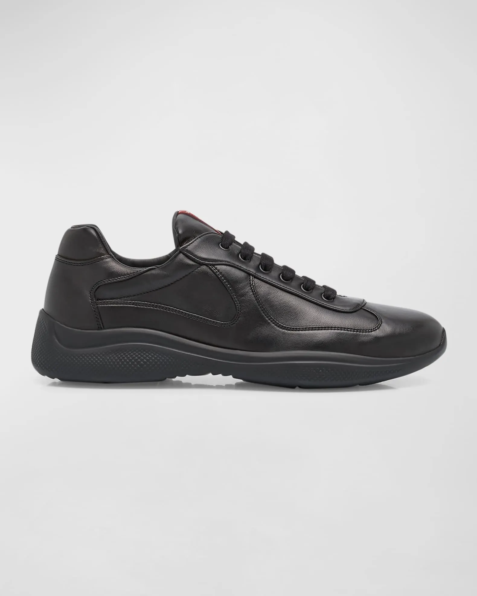 Men's Americas Cup Napa Leather Low-Top Sneakers