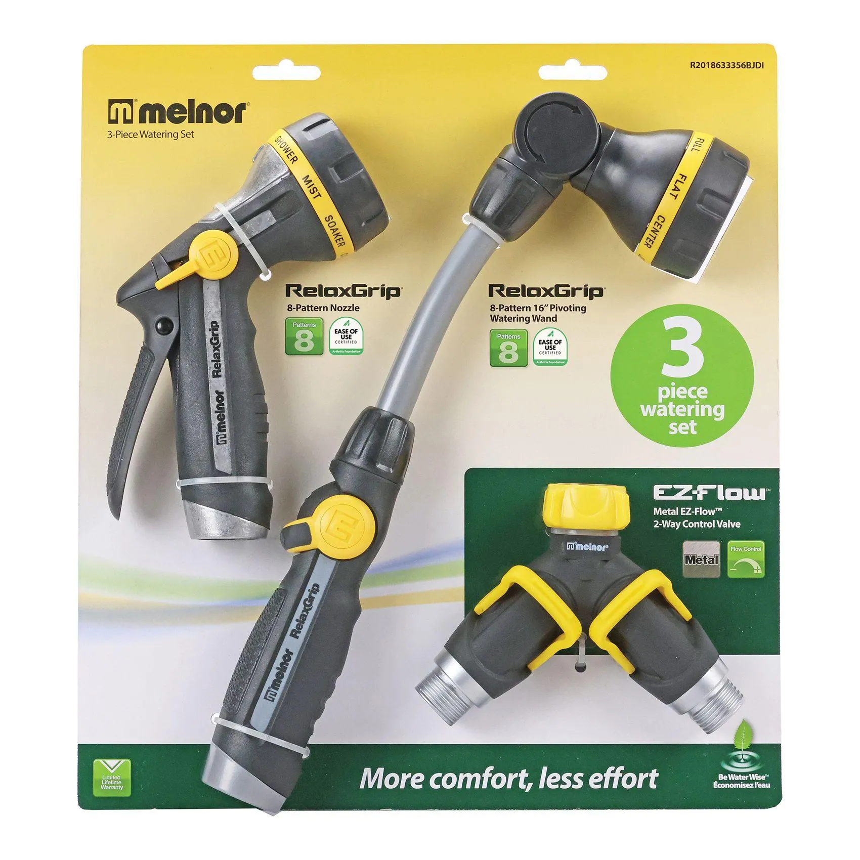 Relaxgrip Hose Nozzle, Wand, and Control Valve Bundle