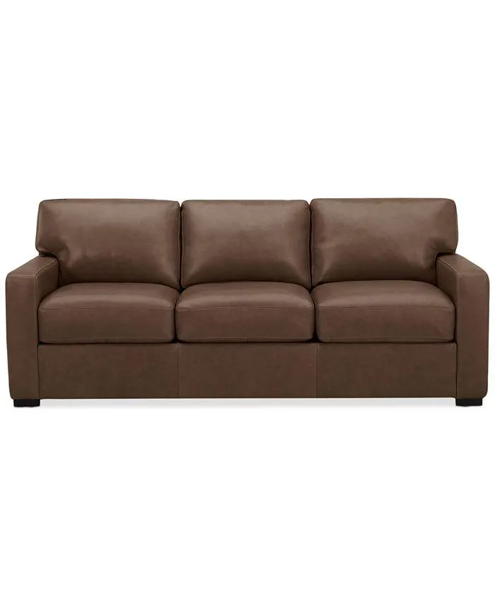 Radley 86" Leather Sofa, Created for Macy's