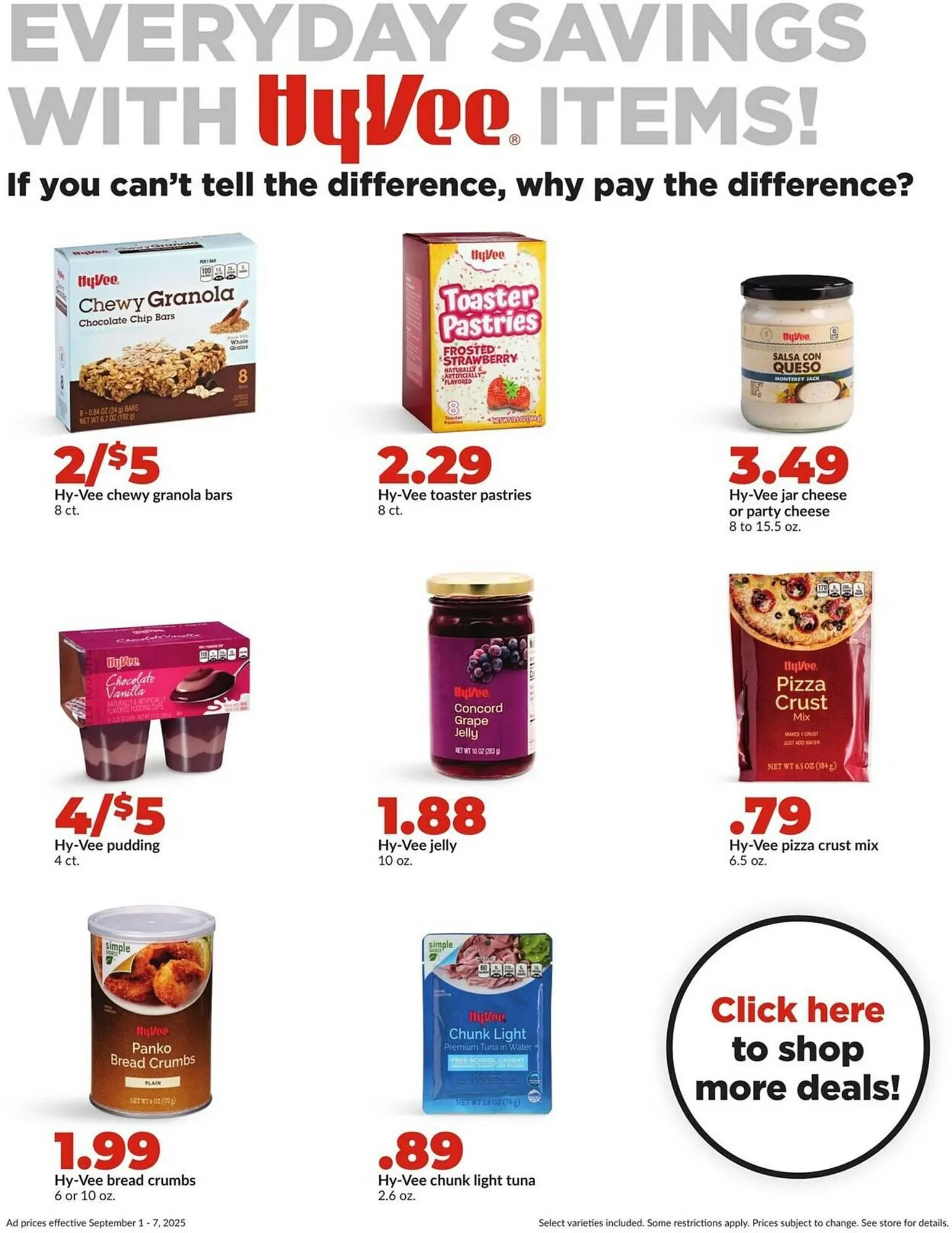Weekly ad Hy-Vee Weekly Ad from September 1 to September 28 2025 - Page 18